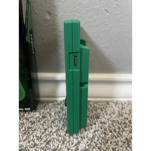 Nintendo GameBoy Pocket Green With Box No Manual Great Condition Tested MGB-001 - Picture 13 of 16